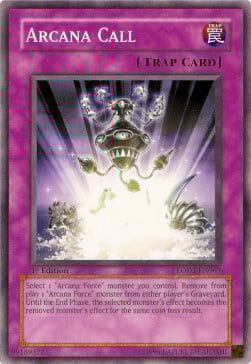 Arcana Call Card Front