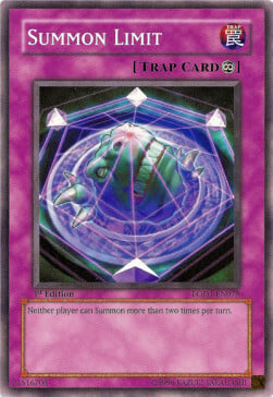 Summon Limit Card Front