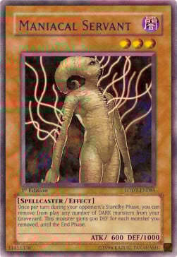 Maniacal Servant Card Front