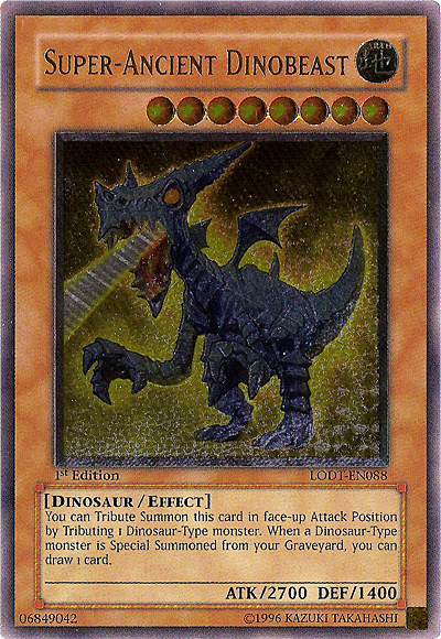 Super-Ancient Dinobeast Card Front