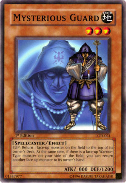 Mysterious Guard Card Front