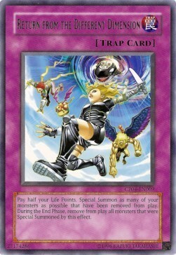 Return From The Different Dimension Card Front