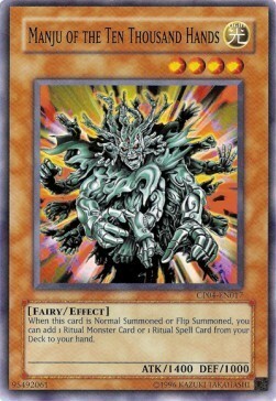 Manju of the Ten Thousand Hands Card Front