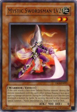 Mystic Swordsman LV2 Card Front