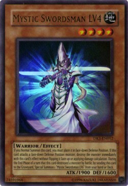 Mystic Swordsman LV4 Card Front