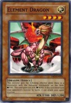 Element Dragon Card Front