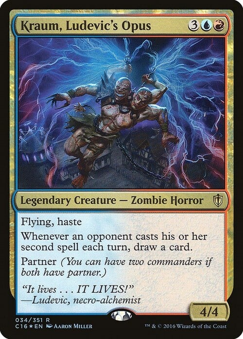 Kraum, Ludevic's Opus Card Front