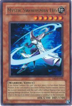 Mystic Swordsman LV6 Card Front