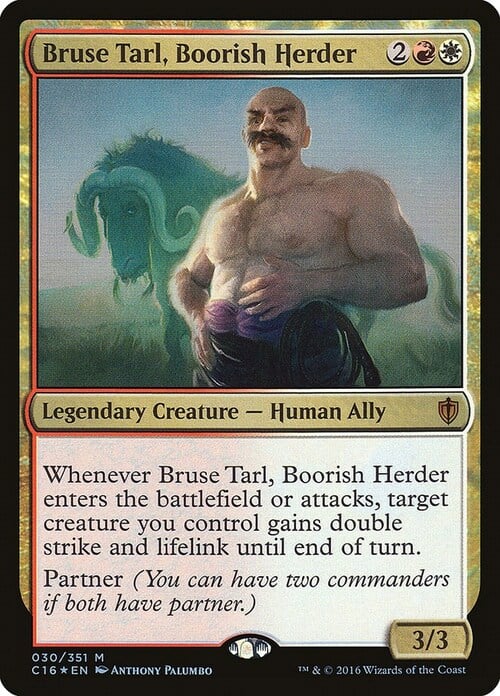 Bruse Tarl, Boorish Herder Card Front