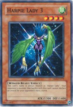 Harpie Lady 3 Card Front