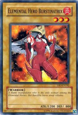 Elemental HERO Burstinatrix Card Front