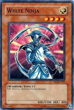 White Ninja Card Front