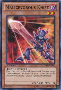 Malicevorous Knife Card Front