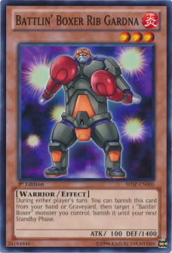 yugioh battlin boxer cards YU-GI-OH! - Battlin' Sparrer (LTGY-EN018) - Lord of The Tachyon Galaxy - Unlimited Edition and only once that turn. Battlin' Boxer Rib Gardna Shadow