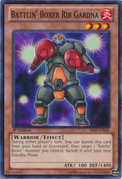 Battlin' Boxer Rib Gardna Card Front