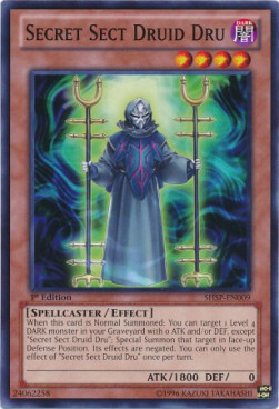 Secret Sect Druid Dru Card Front