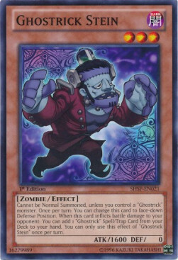 Ghostrick Stein Card Front