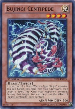Bujingi Centipede Card Front