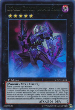 Crimson Knight Vampire Bram Card Front