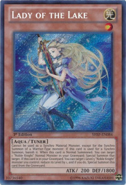 Lady of the Lake Card Front
