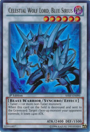 Celestial Wolf Lord, Blue Sirius · Ultra Rare 090