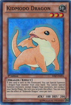 Kidmodo Dragon Card Front