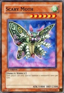 Scary Moth Card Front