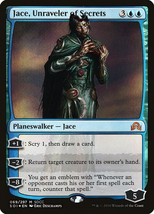 Jace, Unraveler of Secrets Card Front