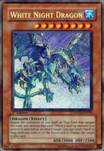 White Night Dragon Card Front