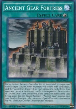 Ancient Gear Fortress Card Front