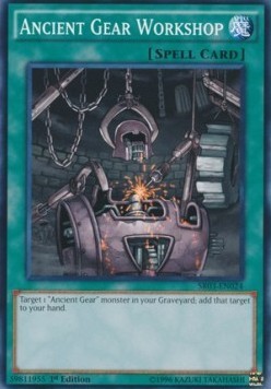 machine structure deck yugioh REACTOR 2017 English including seven new cards Ancient Gear Workshop Structure Deck: