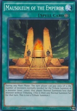Mausoleum of the Emperor Card Front