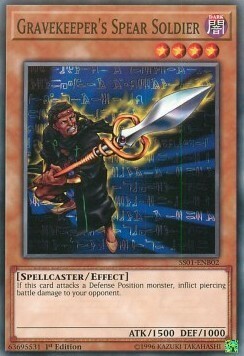 Gravekeeper's Spear Soldier Card Front