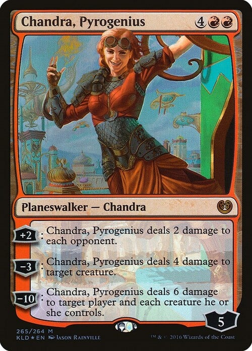 Chandra, pirogenia Frente