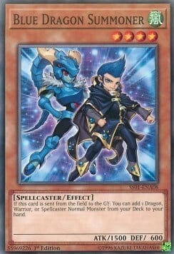 Blue Dragon Summoner Card Front