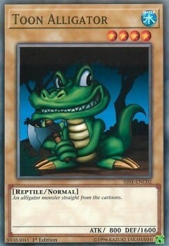 Toon Alligator Card Front