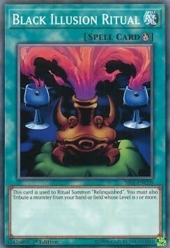 Black Illusion Ritual Card Front