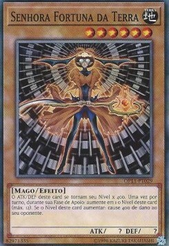 Fortune Lady Earth Card Front