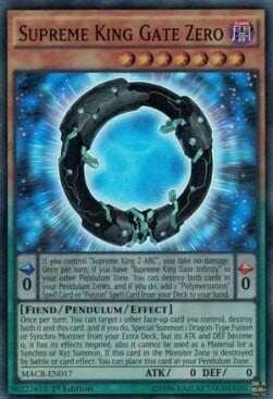Supreme King Gate Zero Card Front