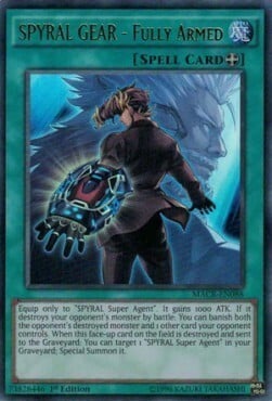 SPYRAL GEAR - Fully Armed Card Front