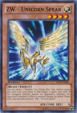 ZW - Unicorn Spear Card Front