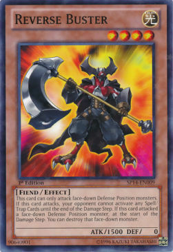 Reverse Buster Card Front