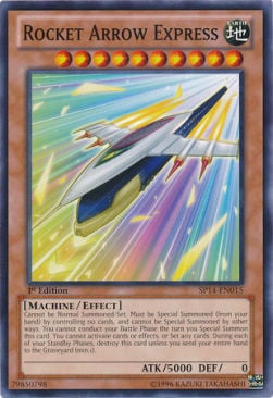 Rocket Arrow Express Card Front