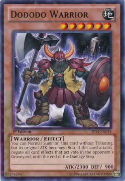 Dododo Warrior Card Front