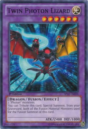 Twin Photon Lizard · Starfoil Rare 020st