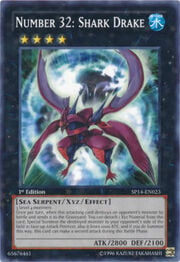 Number 32: Shark Drake · Starfoil Rare 023st
