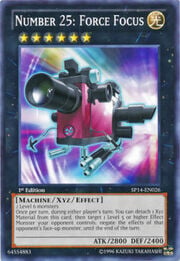 Number 25: Force Focus · Starfoil Rare 026st