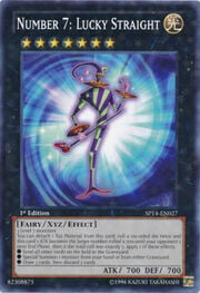 Number 7: Lucky Straight · Starfoil Rare 027st