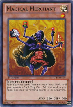 Magical Merchant Card Front