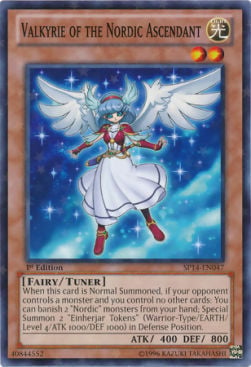 Valkyrie of the Nordic Ascendant Card Front